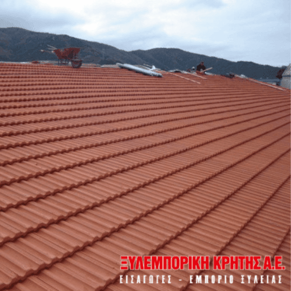 κεραμίδια στο ηράκλειο κρήτη γαλλικά ρωμαϊκό κεραμίδι