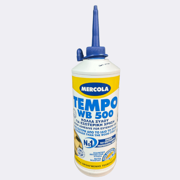 κόλλα ξύλου mercola TEMPO WB500 750ml για εξωτερική χρήση