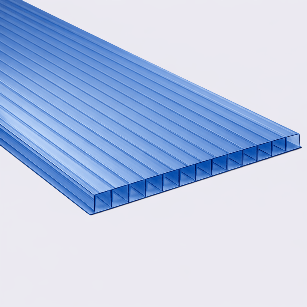 Πολυκαρμπονικό φύλλο κυψελωτό μπλε ηράκλειο