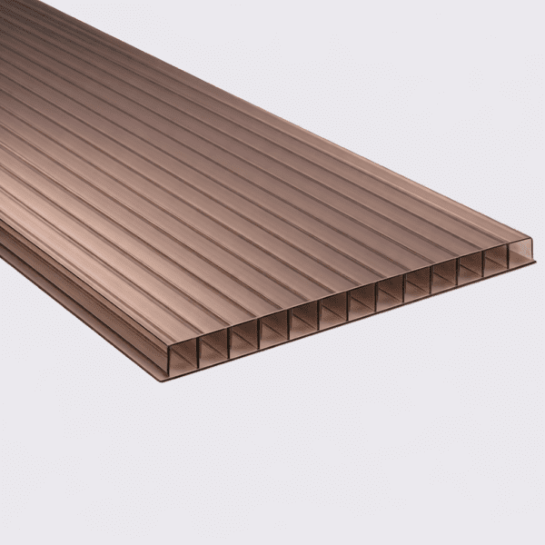 πολυκαρμπονικό φύλλο κυψελωτό φιμέ Μπρονζέ ηράκλειο