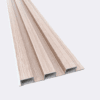 3D επένδυση τοίχου Teak διαστάσεων 20.5 x 2.7 x 290 cm