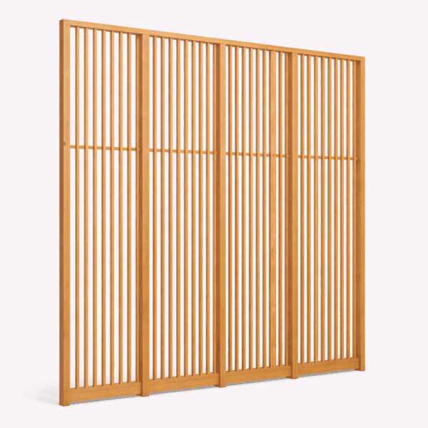 Ξύλινο διαχωριστικό χώρου Mondo, κατασκευασμένο στα μέτρα σας με δυνατότητα επιλογής ξυλείας. Διατίθεται με τοποθέτηση ή ως DIY κατασκευή με καθοδήγηση. Ιδανικό για μοντέρνο διαχωρισμό χώρων.